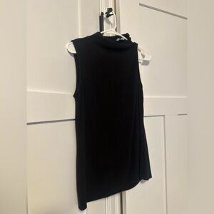 White Birch Black Fitted Sleeveless Tank Top